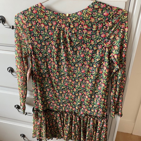 Juicy Couture Girls Floral Mesh Dress - Picture 7 of 7